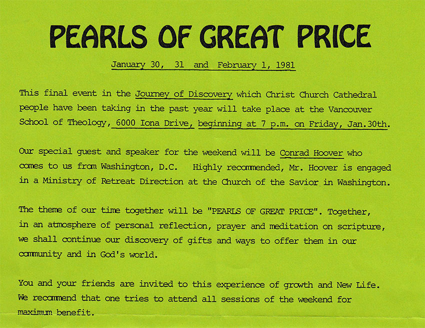 Pearls of Great Price